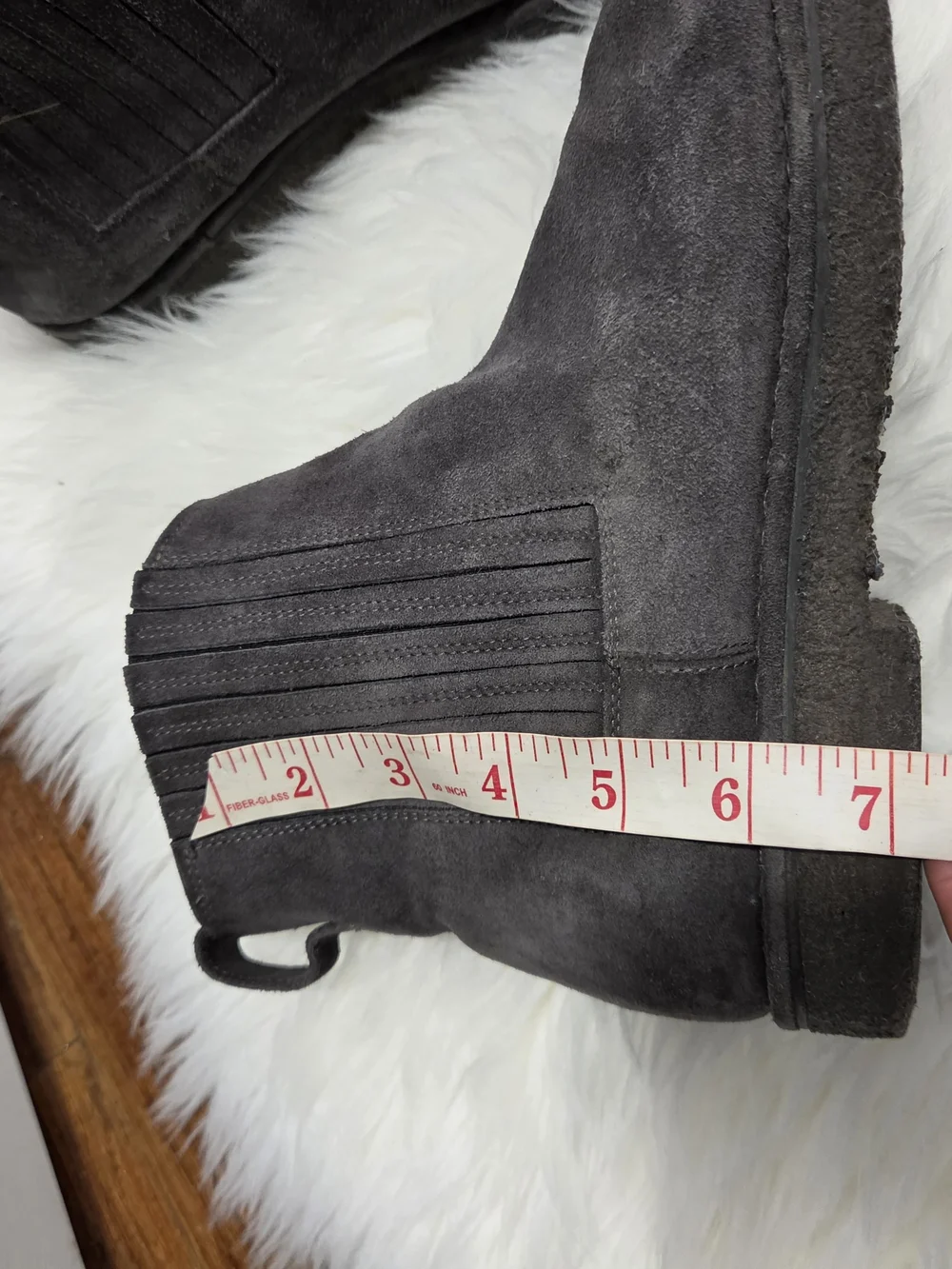 Men's Suede Chelsea Boots - Charcoal